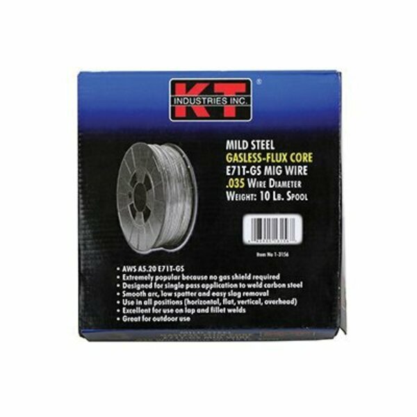 Kt Industries Gasless Mig Wire.035 10 Lb Spl 1-3156